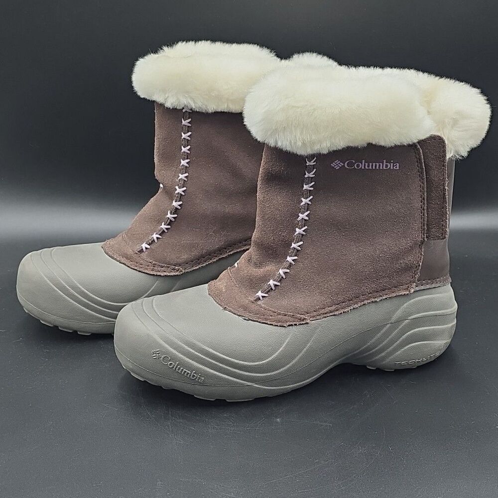 Columbia Sierra Flurry Winter Boots Thermolite Womens Sz 5 Big kids Size 3.5 - Picture 4 of 10